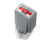 Canon PFI4100 Red Ink Cartridge, grey and red design with barcode on top label shown.