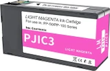 Epson PJIC3 Light Magenta Ink Cartridge, black and pink, for PP-50/PP-100 Series printers.