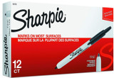 Sharpie Fine RetractableUPC Black Box 12
