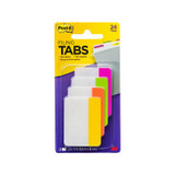 Post-It Filing Tabs Pink Green Orange Yellow 50 x 38mm (Pack of 24, Box of 6)