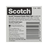 Scotch Double Sided Tape 665 12mm x 22.8m (Box of 12)