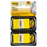 Post-It Flags Yellow 25 x 43mm (Pack of 2, Box of 6)