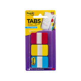 Post-It Index Tabs Red Yellow Blue 25 x 43mm (Pack of 3, Box of 6)