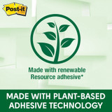 Post-It Greener Pop-up Notes Pastel 76 x 76mm (Pack of 6)