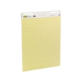Post-It Lined Easel Pads Canary Yellow 635 x 762mm (Box of 2)