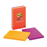 Post-It Super Sticky Lined Notes Marrakesh 101 x 152mm (Pack of 3)