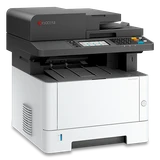 Kyocera MA3501WFX Mono MFP printer with white and dark gray design and control panel visible.