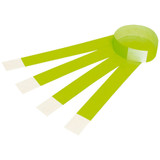 Rexel Wristband Fluorescent Green Pack 100