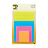 Post-It Super Sticky Notes Rio De Janeiro Assorted Sizes (Box of 6)