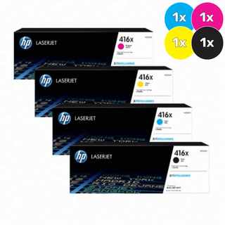 HP 416X Toner Cartridges Value Pack  - Includes: [1 x Black, Cyan, Magenta, Yellow]