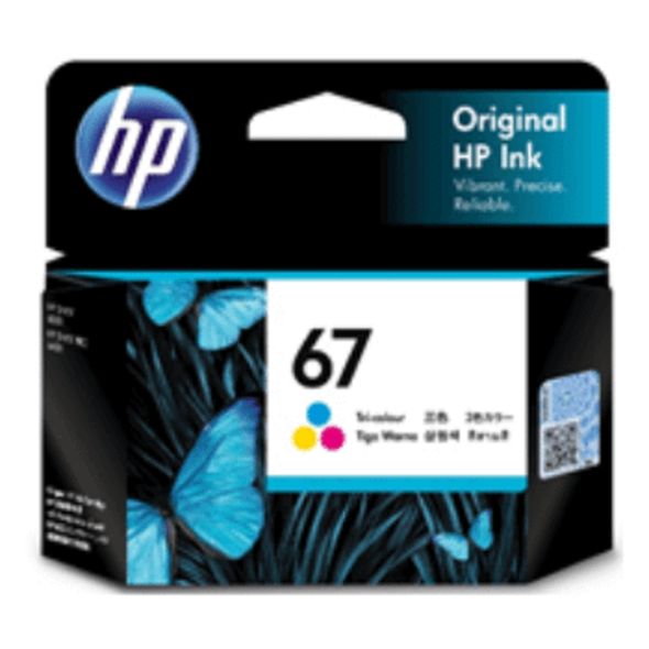 HP 67 Tri-Colour Ink Cartridge (Original)