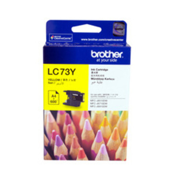 Brother LC73 Yellow Ink Cartridge (Original)