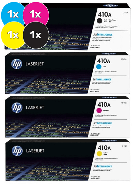 HP 410A Toner Cartridges Value Pack  - Includes: [1 x Black, Cyan, Magenta, Yellow]