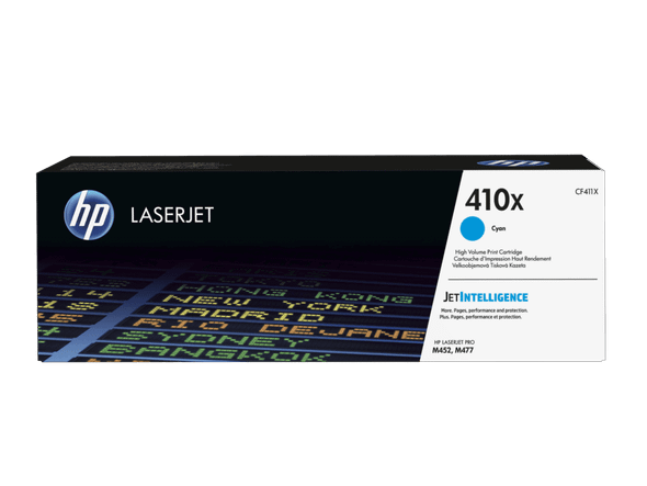 Genuine HP 410X Cyan Toner Cartridge