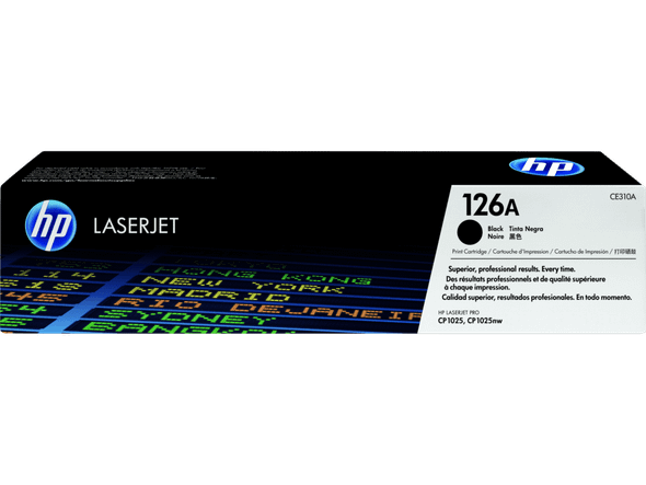 Genuine HP 126A Black Toner Cartridge