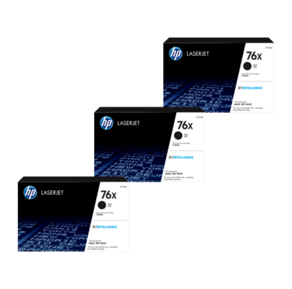 HP 76X Toner Cartridges Value Pack  - Includes: [3 x Black]