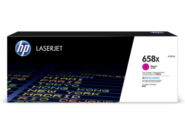 HP 658X Magenta Toner Cartridge (High Yield)