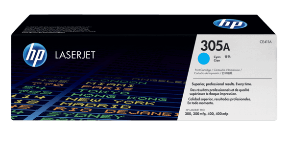 Genuine HP 305A Cyan Toner Cartridge