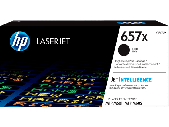 Genuine HP 657X Black Toner Cartridge