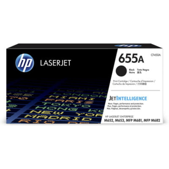 Genuine HP 655A Black Toner Cartridge