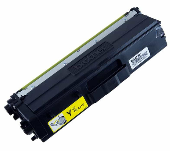Brother TN441 Yellow Toner Cart for BROTHER MFC L8690CDW, genuine Brother brand product, black and yellow.