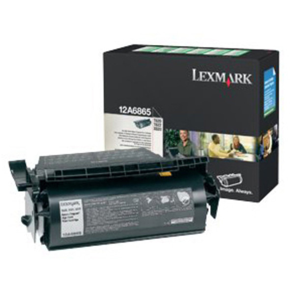 Lexmark 12A6865 Black Toner Cartridge (Original)