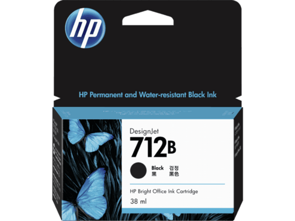 HP 712B Black Ink Cartridge (Original)