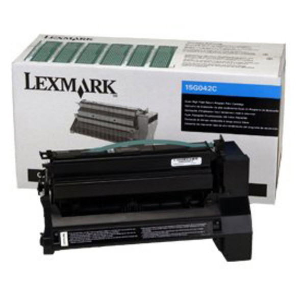 Lexmark 15G042C Cyan Toner Cartridge (Original)