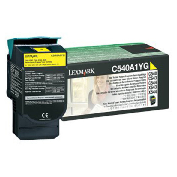 Lexmark C540 Yellow Toner Cartridge (Original)