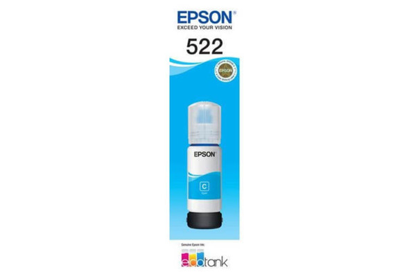 Epson T522 Cyan EcoTank Bottle