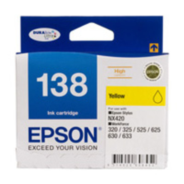 Epson 138 Yellow Ink Cartridge (Original)