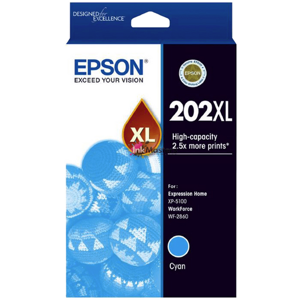 Epson 202XL Cyan Ink Cartridge (Original)