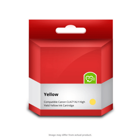 CLI-671XL Yellow Ink Cartridge (Compatible)