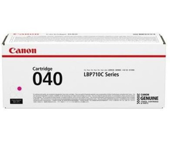 Canon LBP712CX Genuine Magenta Toner Cartridge 040 for LBP710C Series printer, magenta color, Canon brand.