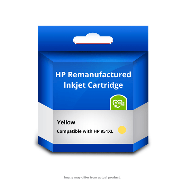 HP Compatible 951XL Yellow Ink Cartridge - High Yield