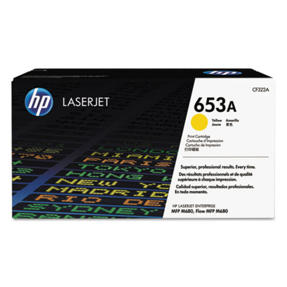 HP 653A Yellow Toner Cartridge (Original)