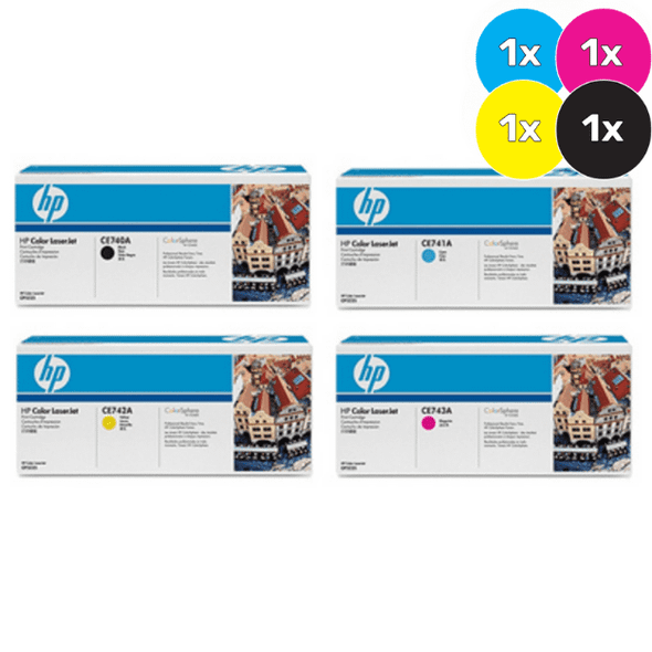 HP 307A Toner Cartridges Value Pack  - Includes: [1 x Black, Cyan, Magenta, Yellow]