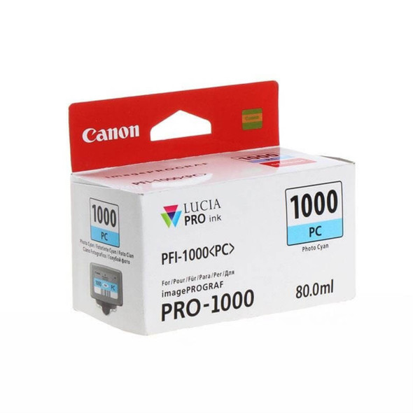 Canon PFI1000 Photo Cyan Ink Cartridge (Original)