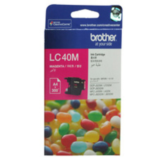 Brother LC40 Magenta Ink Cartridge (Original)