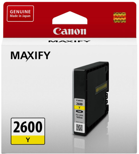Canon PGI2600Y Yellow Ink Cartridge (Original)