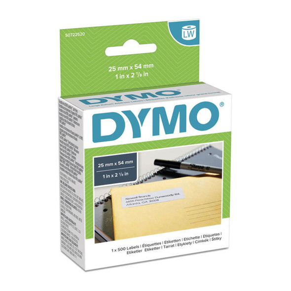 Dymo Labelwriter Return Address Labels 25x54mm