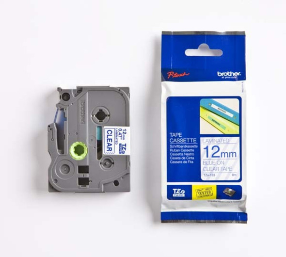 Brother TZE-133 (12mm x 8m Labelling Tape)