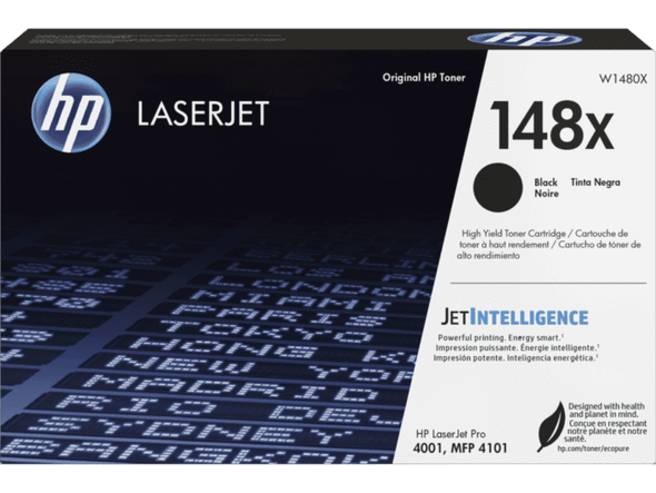 Genuine HP 148X (W1480X) Black Toner