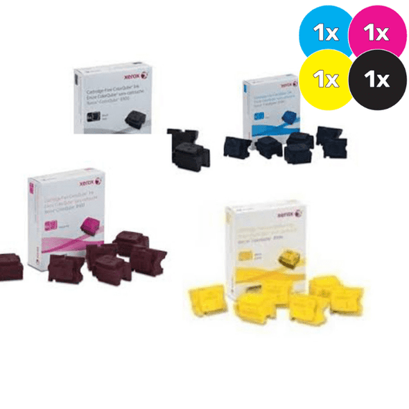 Fuji Xerox CQ-8870 Toner Cartridges Value Pack - Includes: [1 x Black, Cyan, Magenta, Yellow]