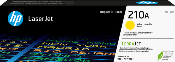 Genuine HP 210A Yellow Toner Cartridge