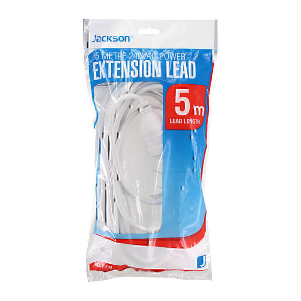 Jackson Ext Lead 5m White