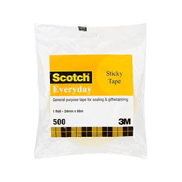 Scotch StkyTape 502 24X66 Bx6