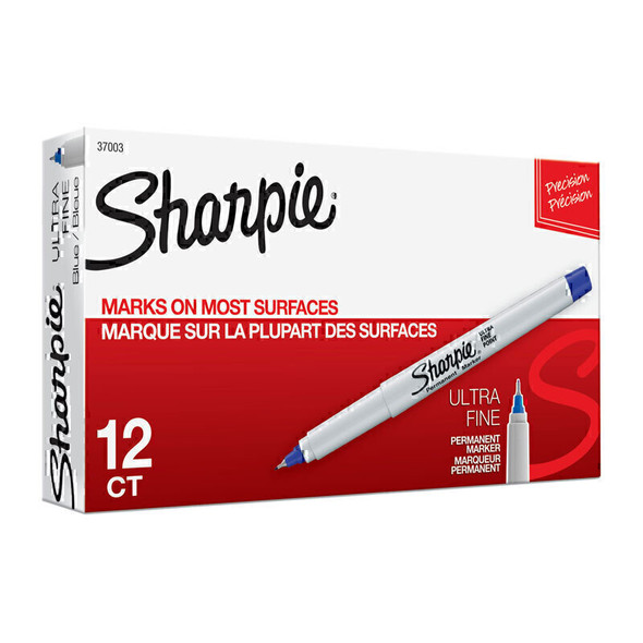 Sharpie Ultra FP Permanent Marker Blu Box of 12