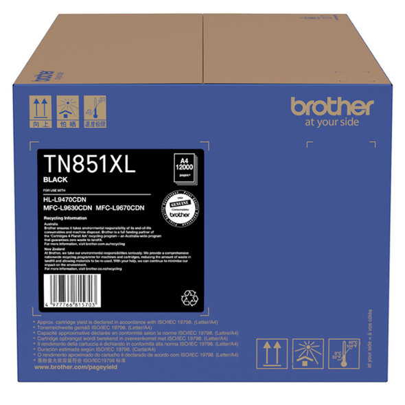 Brother TN851XL Black Toner Cartridge