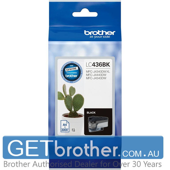 Brother LC-436 Black Ink Cartridge